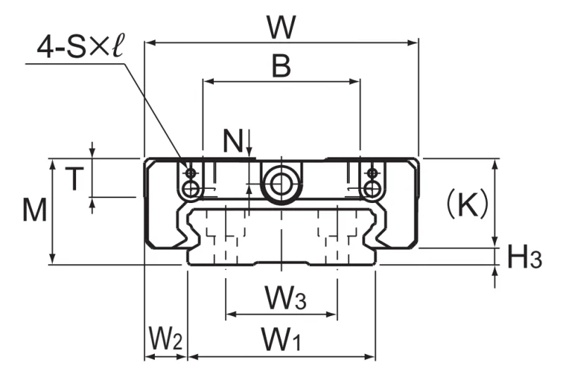 Шариковый подшипник линейного перемещения THK SHW 17CRM1 THK