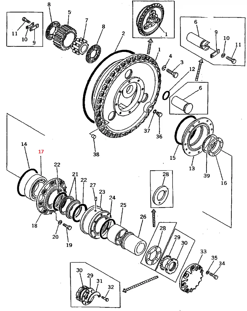 Подшипник KOMATSU 06030-22228