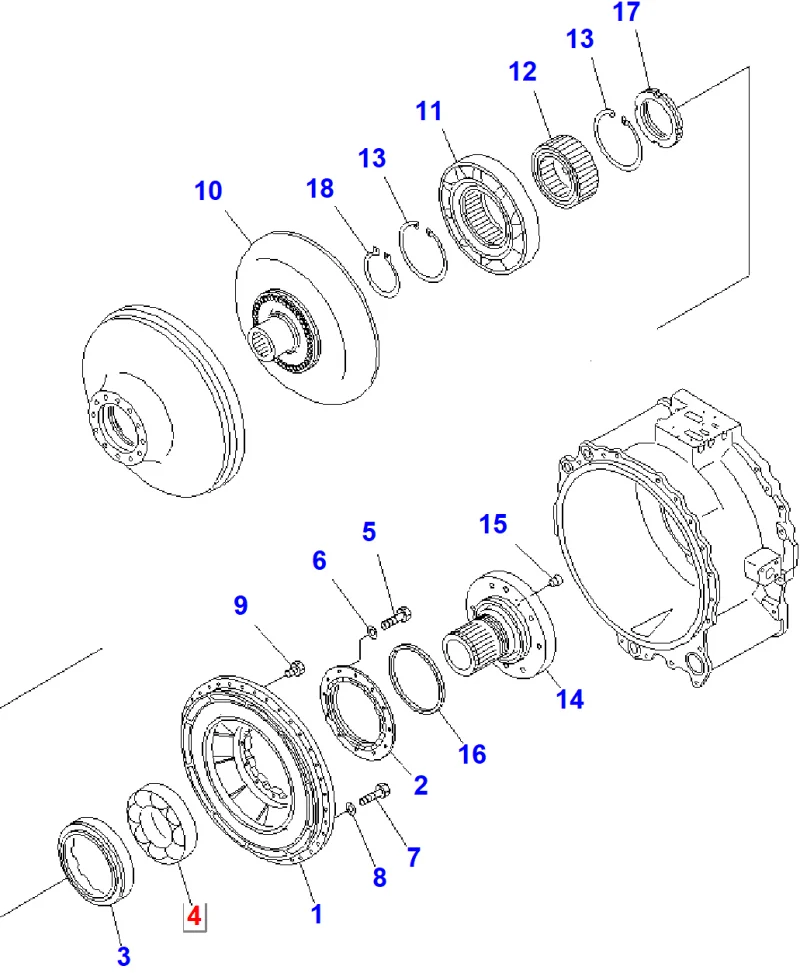 Подшипник KOMATSU 711-60-11160