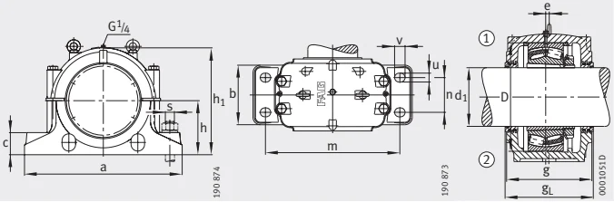 Разъемные корпуса SD3138-H-TS-В-L FAG