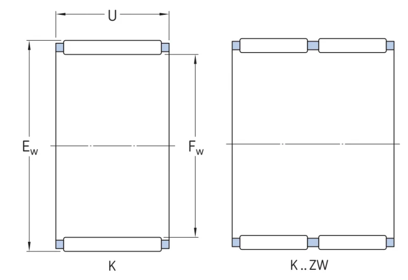 Игольчатые ролики для подшипников K32X39X16 SKF