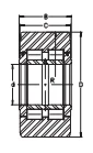 Опорные ролики NNTR 100X240X105 2ZL INA