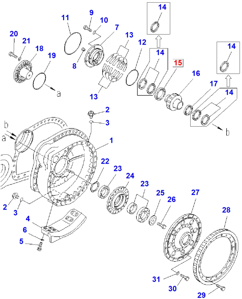 Подшипник KOMATSU 06002-32026