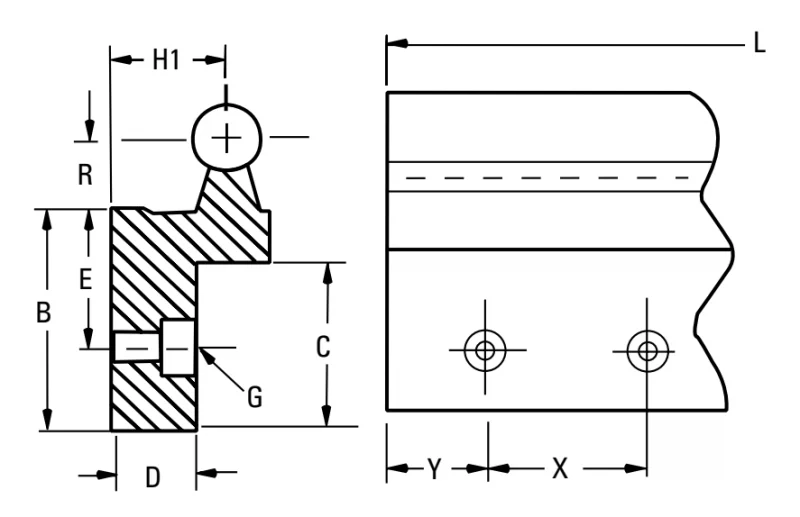 Линейные направляющие SSRA08 Thomson