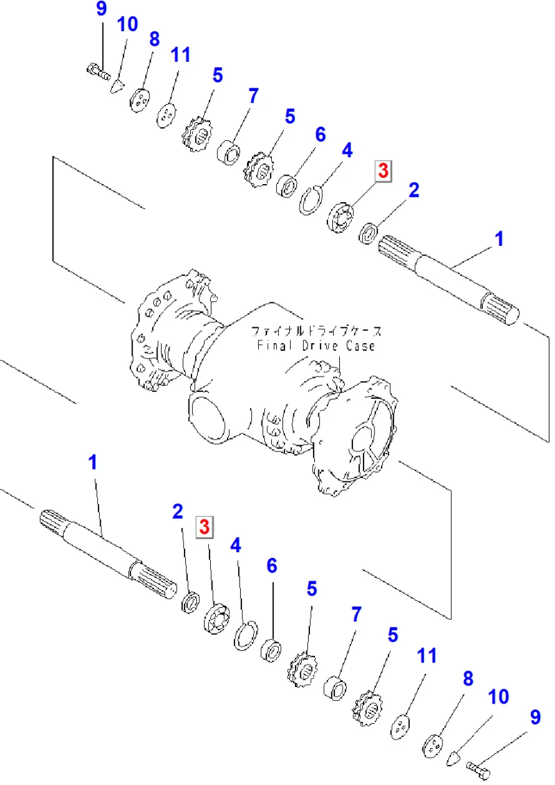 Подшипник KOMATSU 06030-06214
