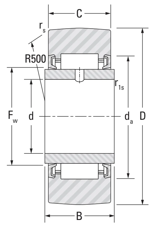 Опорные ролики NA2204.2RS Torrington