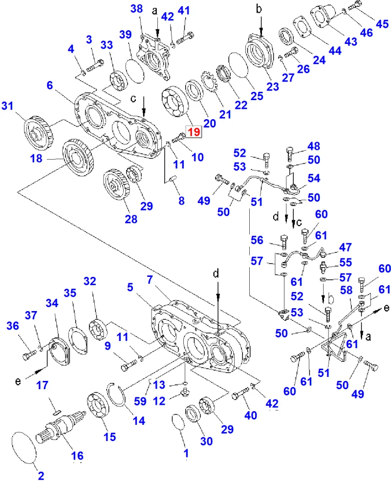 Подшипник KOMATSU 06040-06314