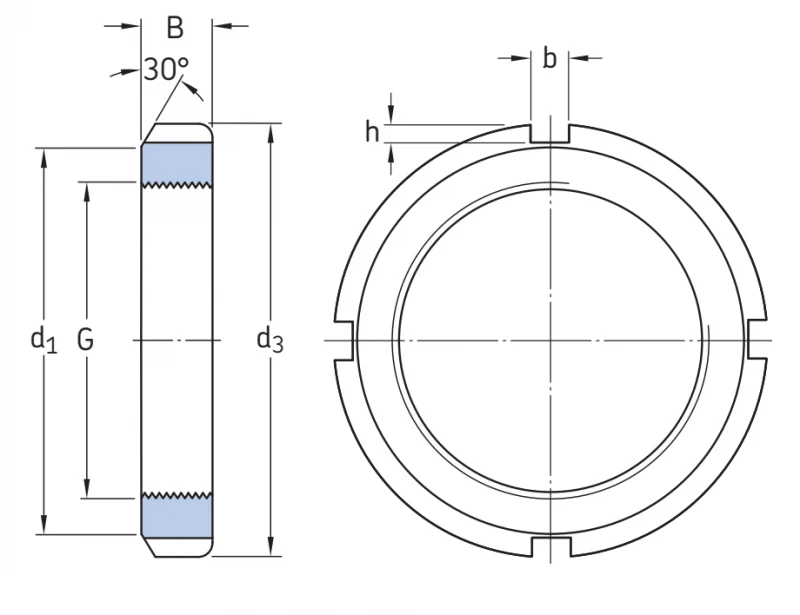 Стопорные гайки N13 SKF