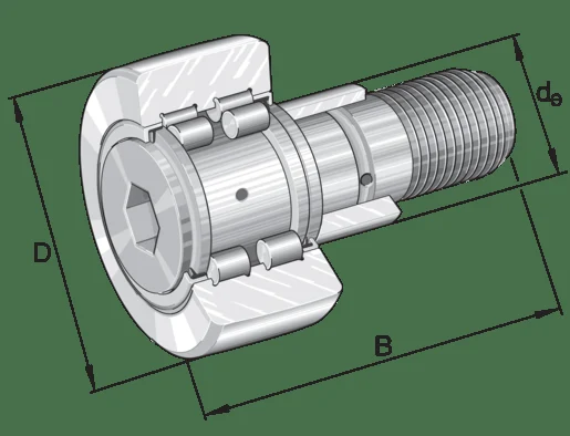 Кулачковые ролики PWKRE90-2RS-XL INA