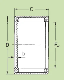 Подшипник скольжения CS 5612 INA