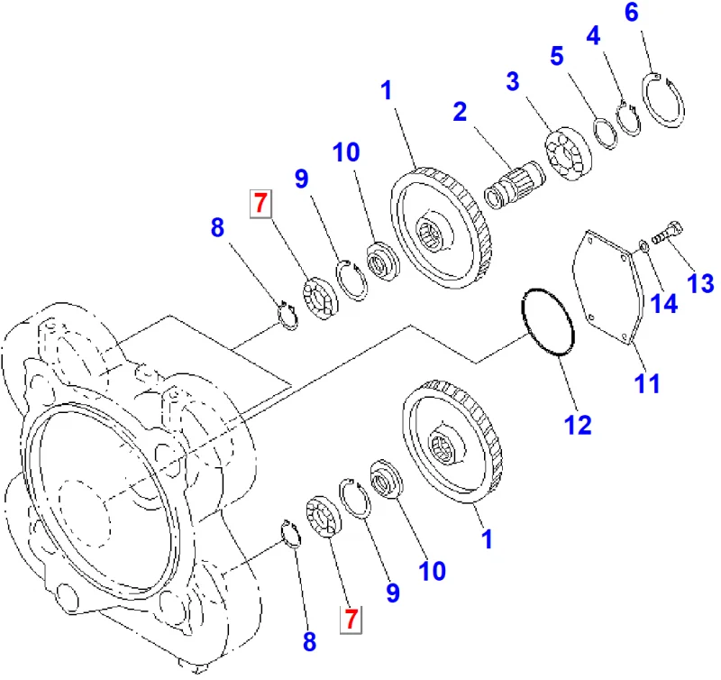 Подшипник KOMATSU 06032-00213