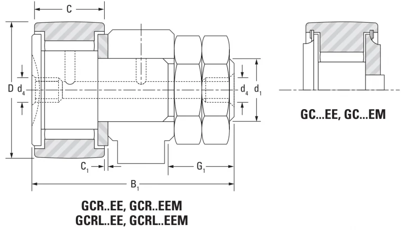 Кулачковые ролики GCRL 62 Torrington