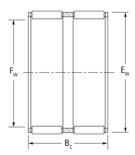 Игольчатый подшипник с сепаратором в сборе K60X68X30ZW Torrington