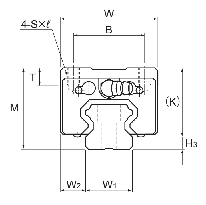Шариковый подшипник линейного перемещения THK HSR 20M1R THK