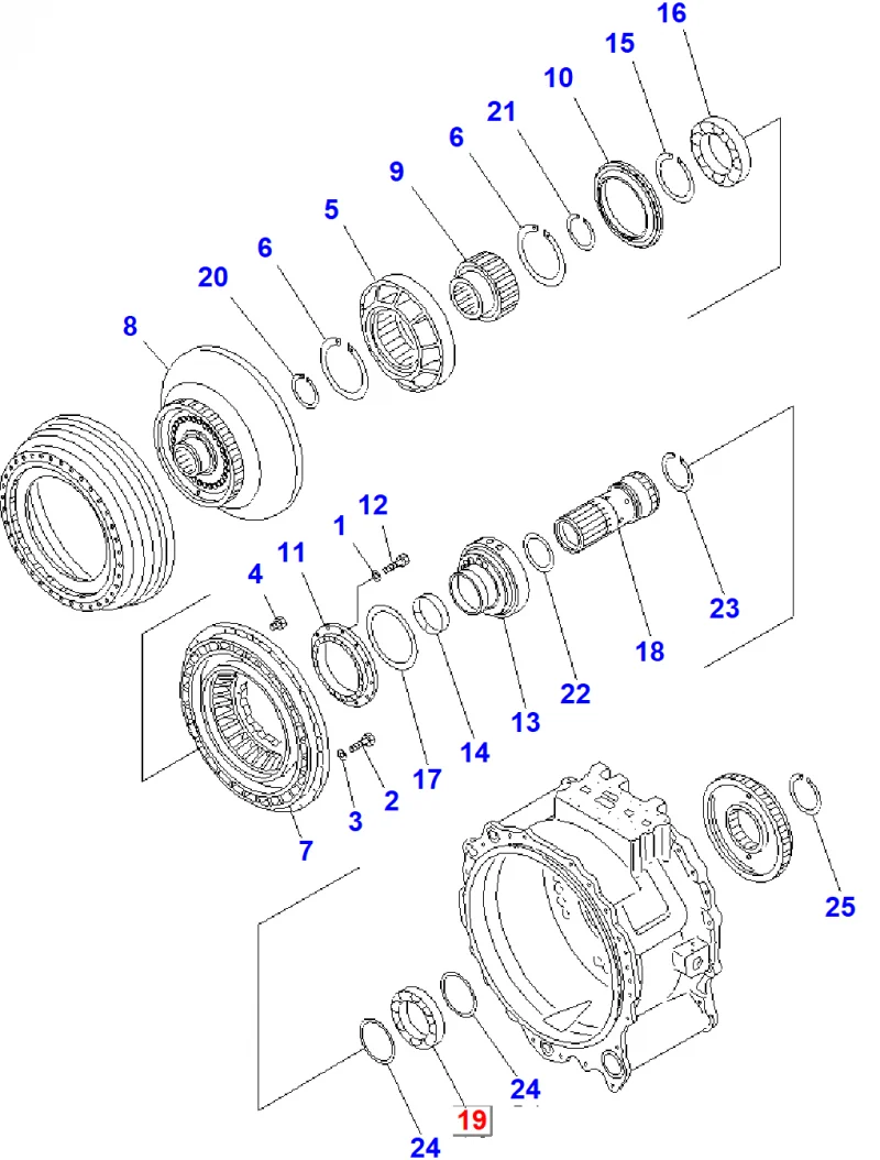 Подшипник KOMATSU 06040-06024