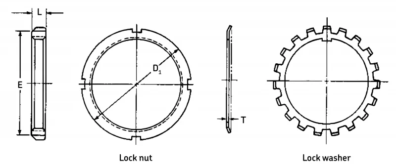 Стопорные гайки N13 MRC/Marlin Rockwell