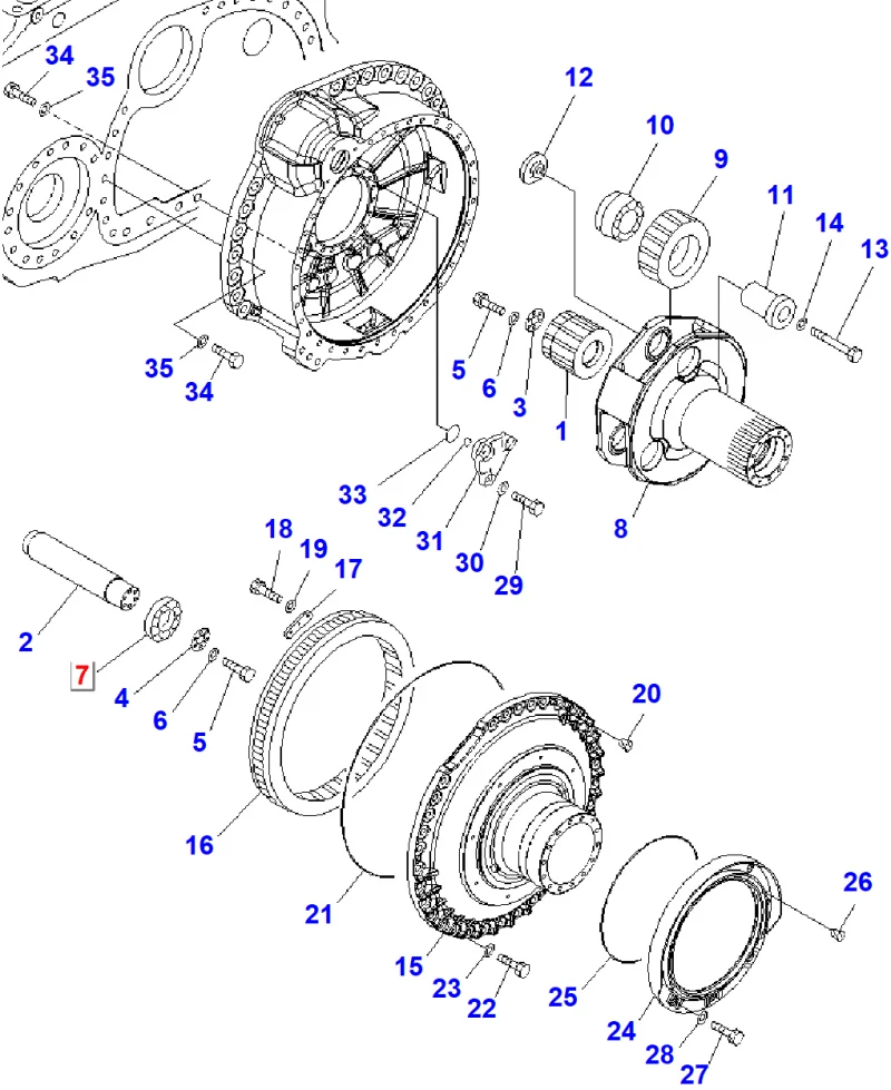 Подшипник KOMATSU 06343-00216