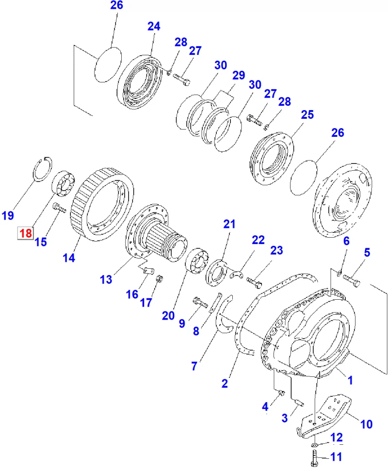 Подшипник KOMATSU 150-09-13110