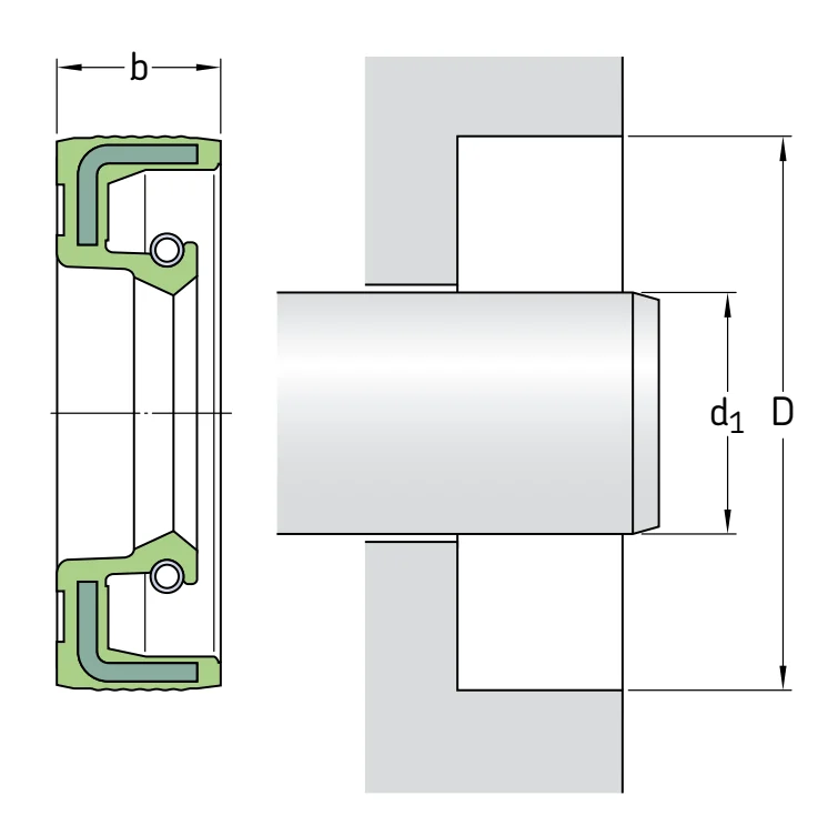 Уплотнения в сборе 140×170×15 HMSA10 V SKF