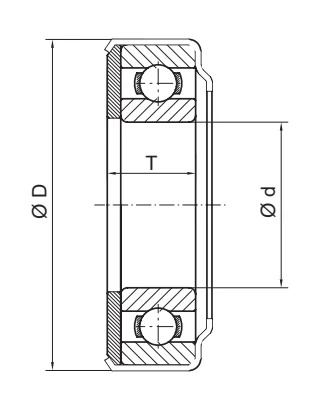 Подшипник сцепления F 18028 A&S - Fersa