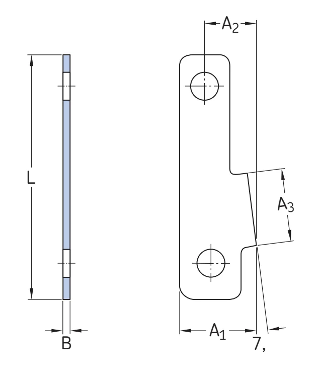 Дюймовые стопорные пластины PL48 SKF