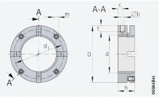 Стопорные гайки AM45 INA