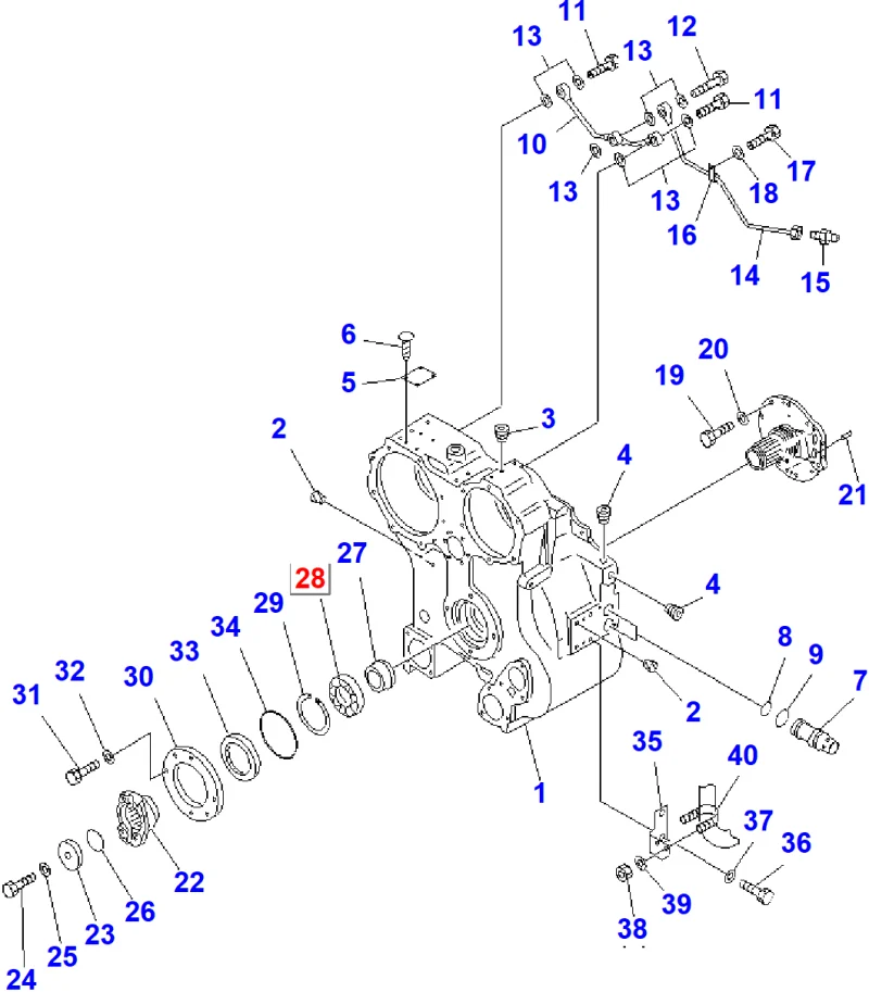 Подшипник KOMATSU 06032-01016