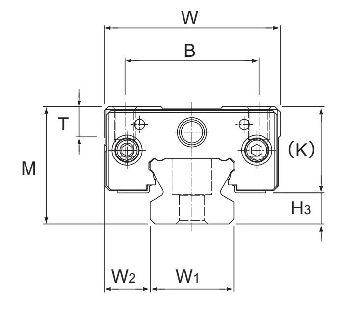 Шариковый подшипник линейного перемещения THK SR15MSV THK