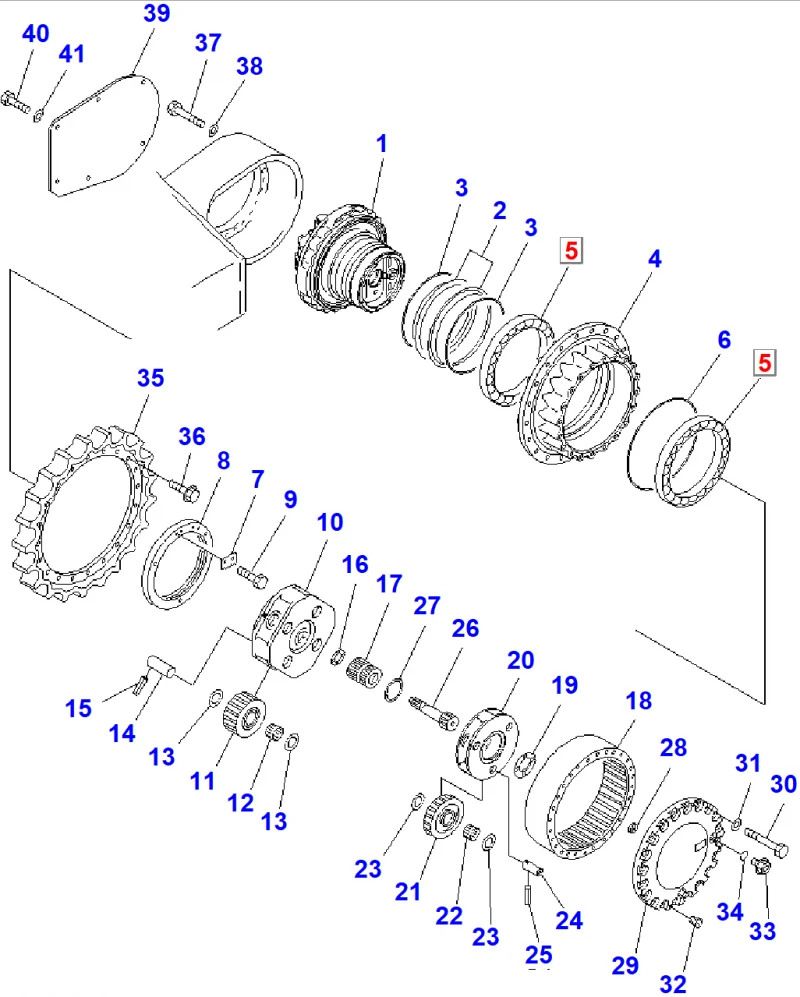 Подшипник KOMATSU 207-27-71330