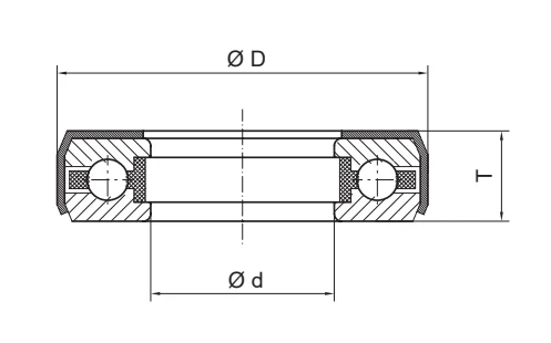 Шариковый упорный подшипник F15059 A&S - Fersa