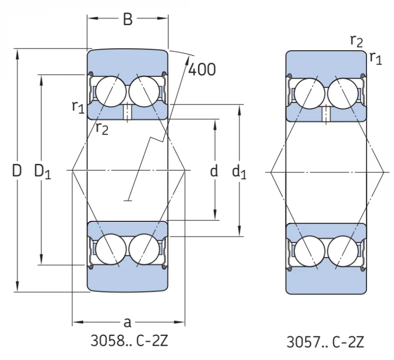 Опорные ролики 305800C-2Z SKF