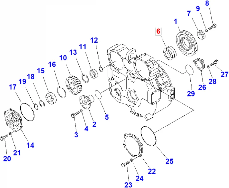 Подшипник KOMATSU 569-13-14460
