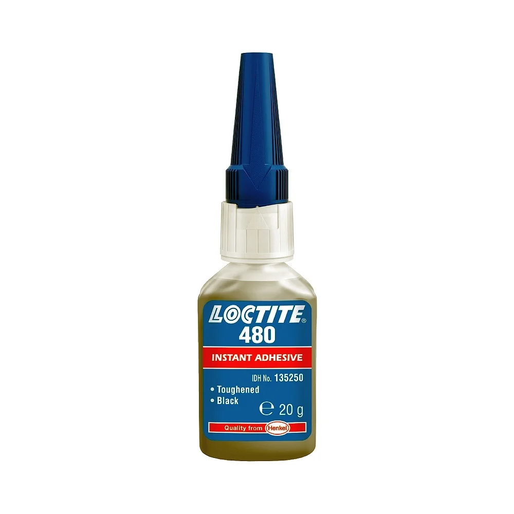 Клей общего назначения, упрочнённый, термо/вибростойкий, черный LOCTITE 480 20G