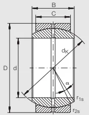 Шарнирные головки GE120DO INA