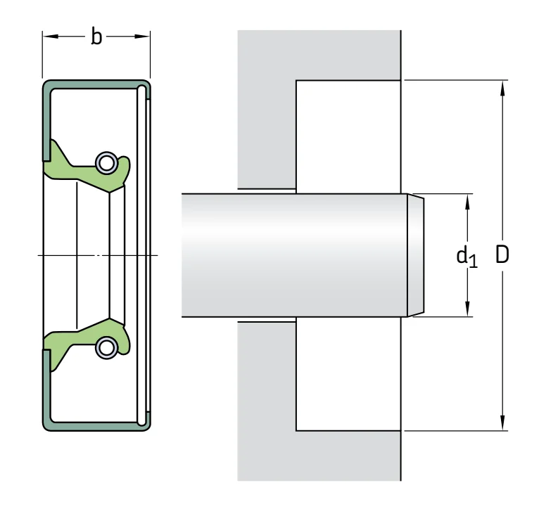 Уплотнения в сборе 8842 SKF