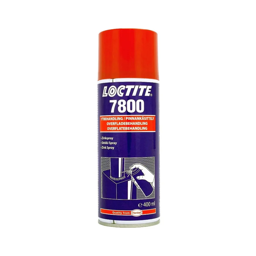 Защитное покрытие, цинковое (холодное цинкование), спрей LOCTITE SF 7800 400ML