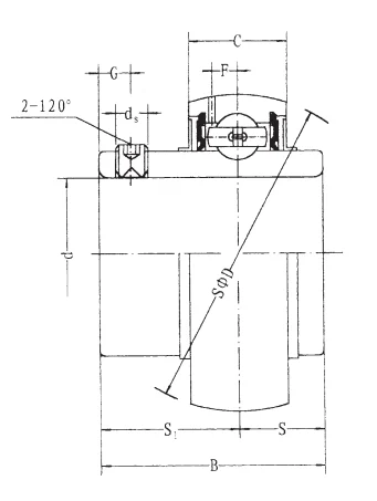 Подшипник для корпусов UC211 FBJ