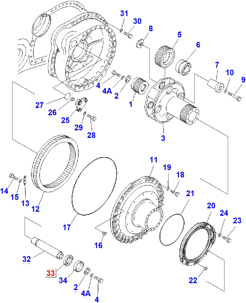 Подшипник KOMATSU 06043-00217