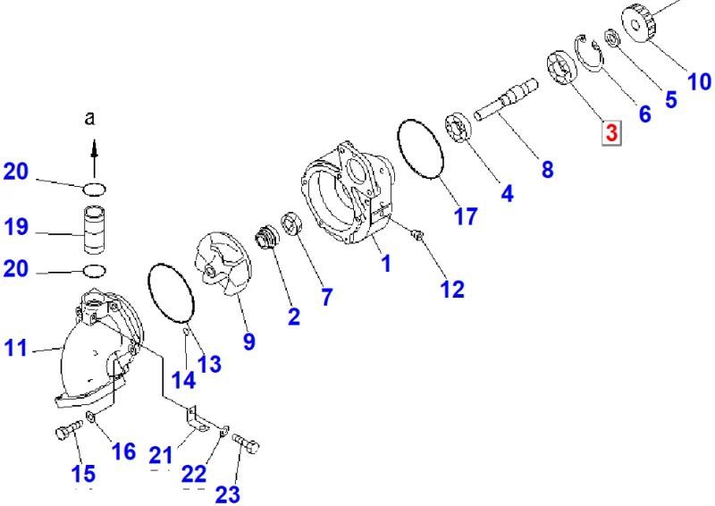 Подшипник KOMATSU 06340-06305