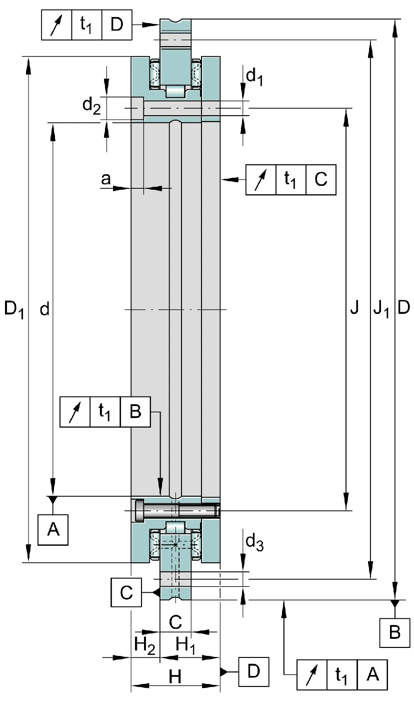 Специальный подшипник YRTC120-XL INA