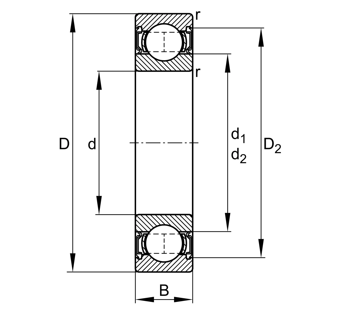 6205-2RSR INA — изображение 6