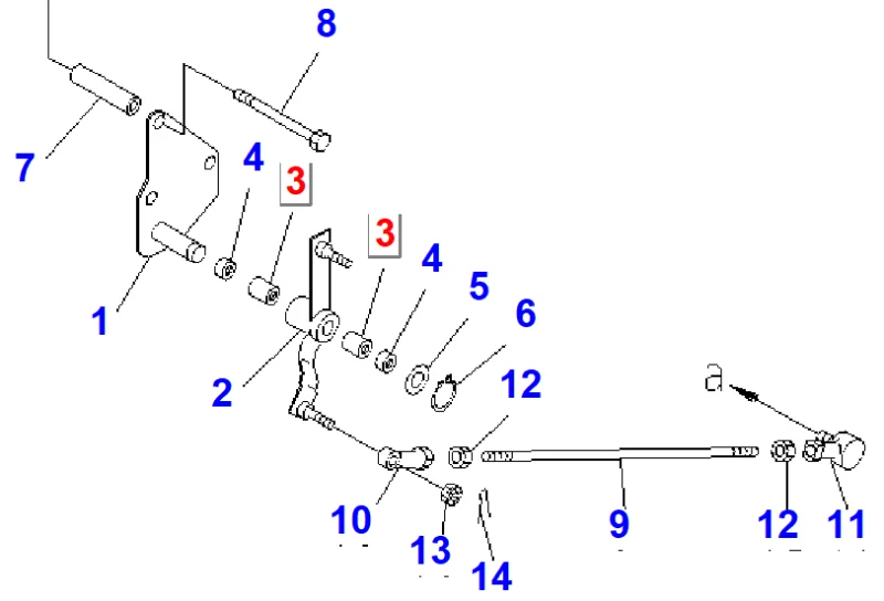 Подшипник KOMATSU 06120-01612