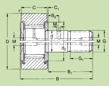 Опорные ролики CFC 14 INA