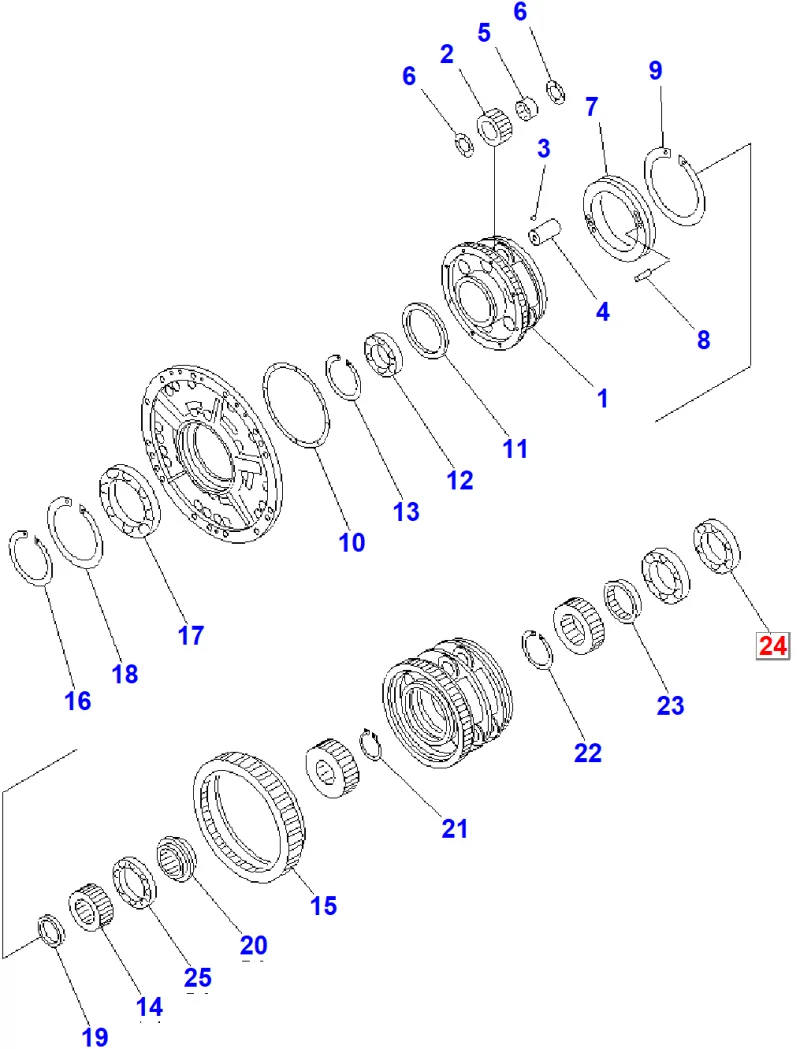 Подшипник KOMATSU 06000-06021