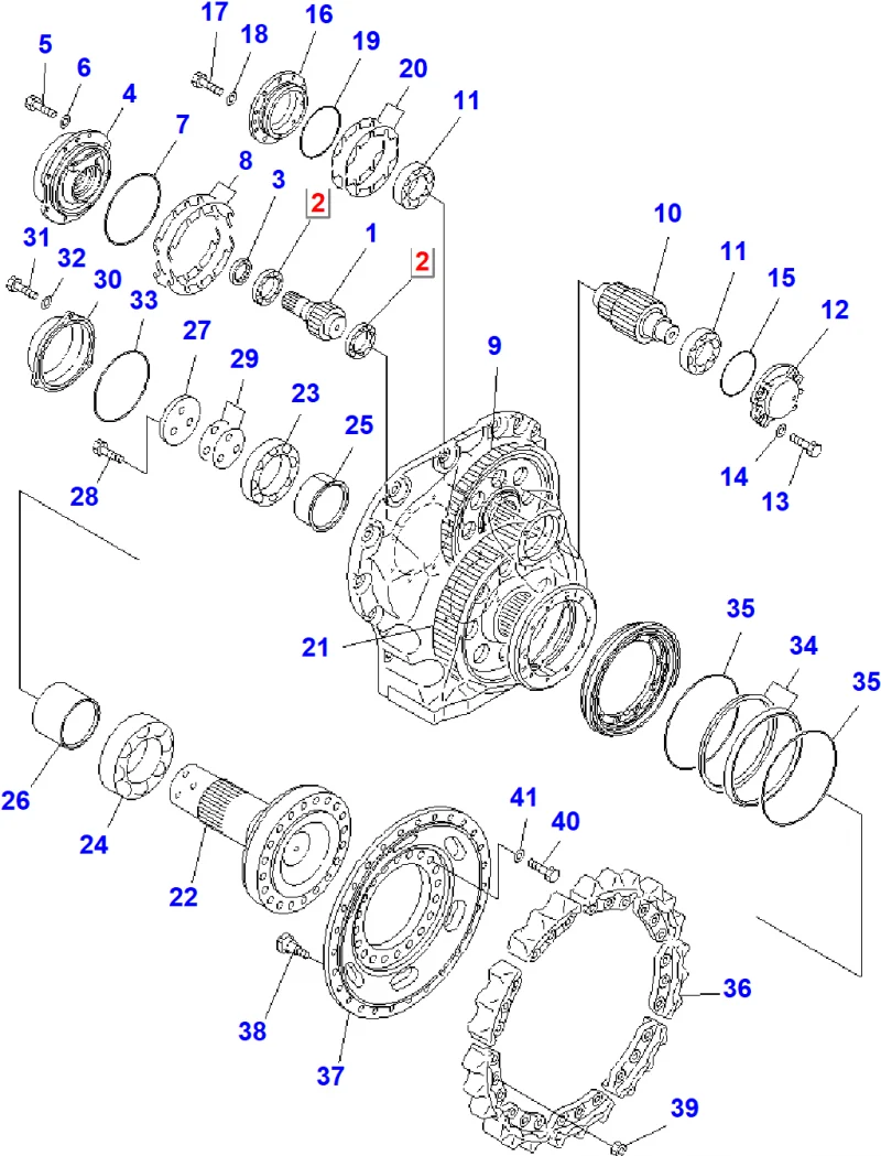Подшипник KOMATSU 06300-32015