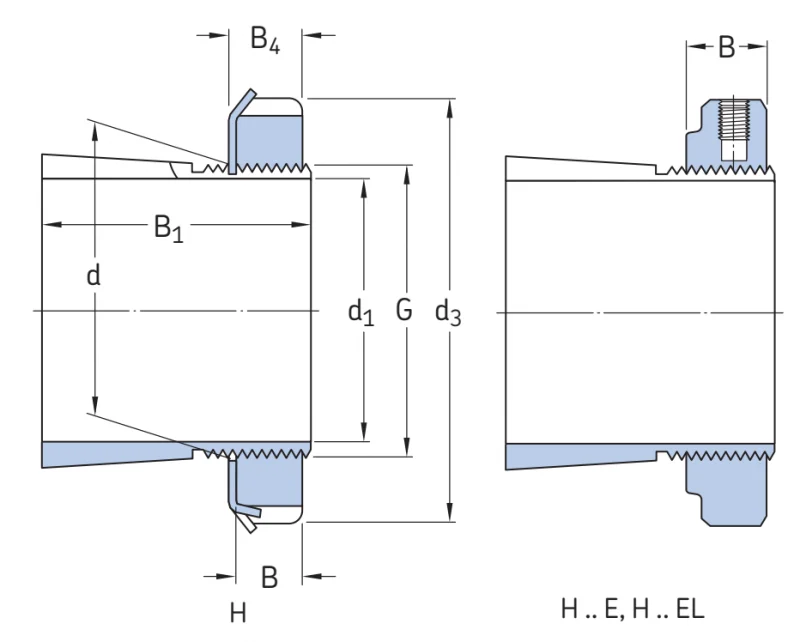 Переходники и отводные втулки H2306 SKF