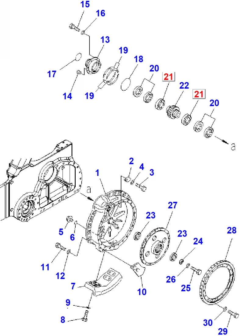 Подшипник KOMATSU 154-09-71110