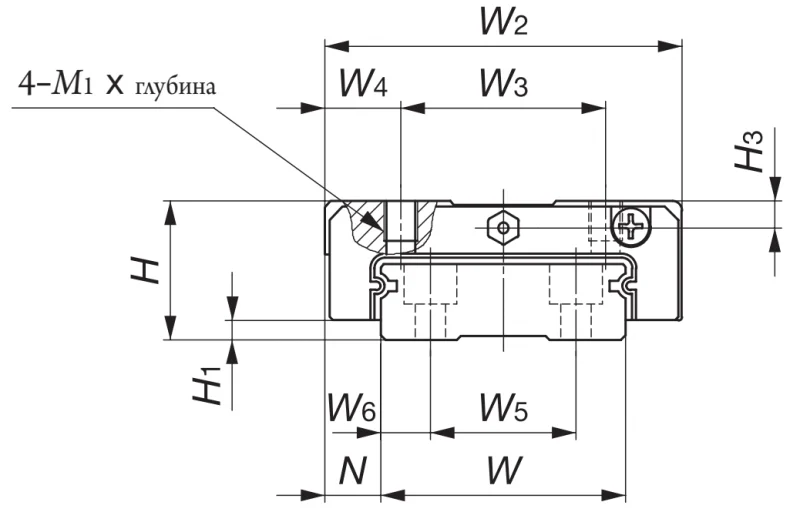 Шариковый подшипник линейного перемещения LWFS 33 С1HS2 IKO