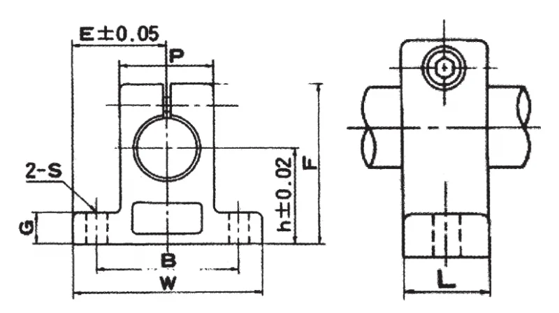 Подшипник скольжения линейного перемещения SK 16A FBJ