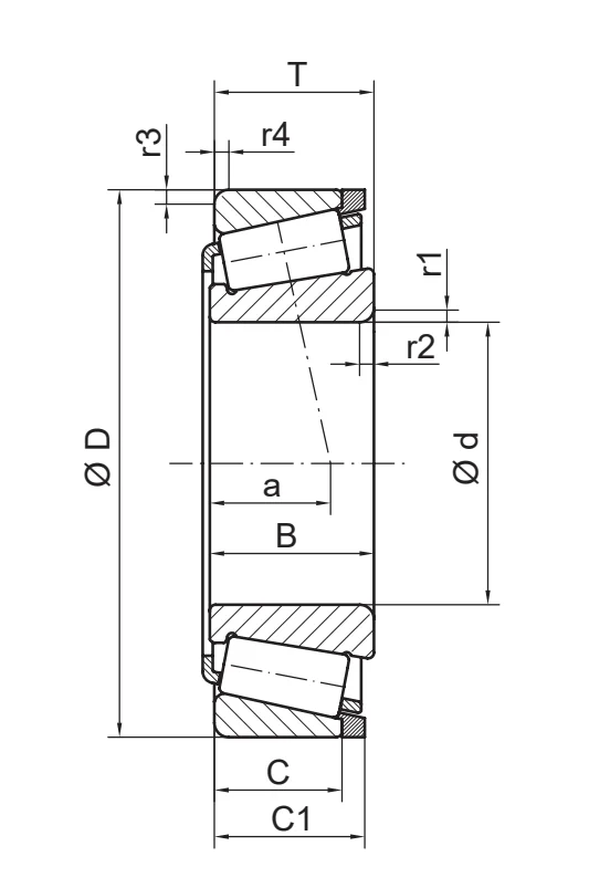 Подшипник U-образного типа U 499/U 460 L A&S - Fersa